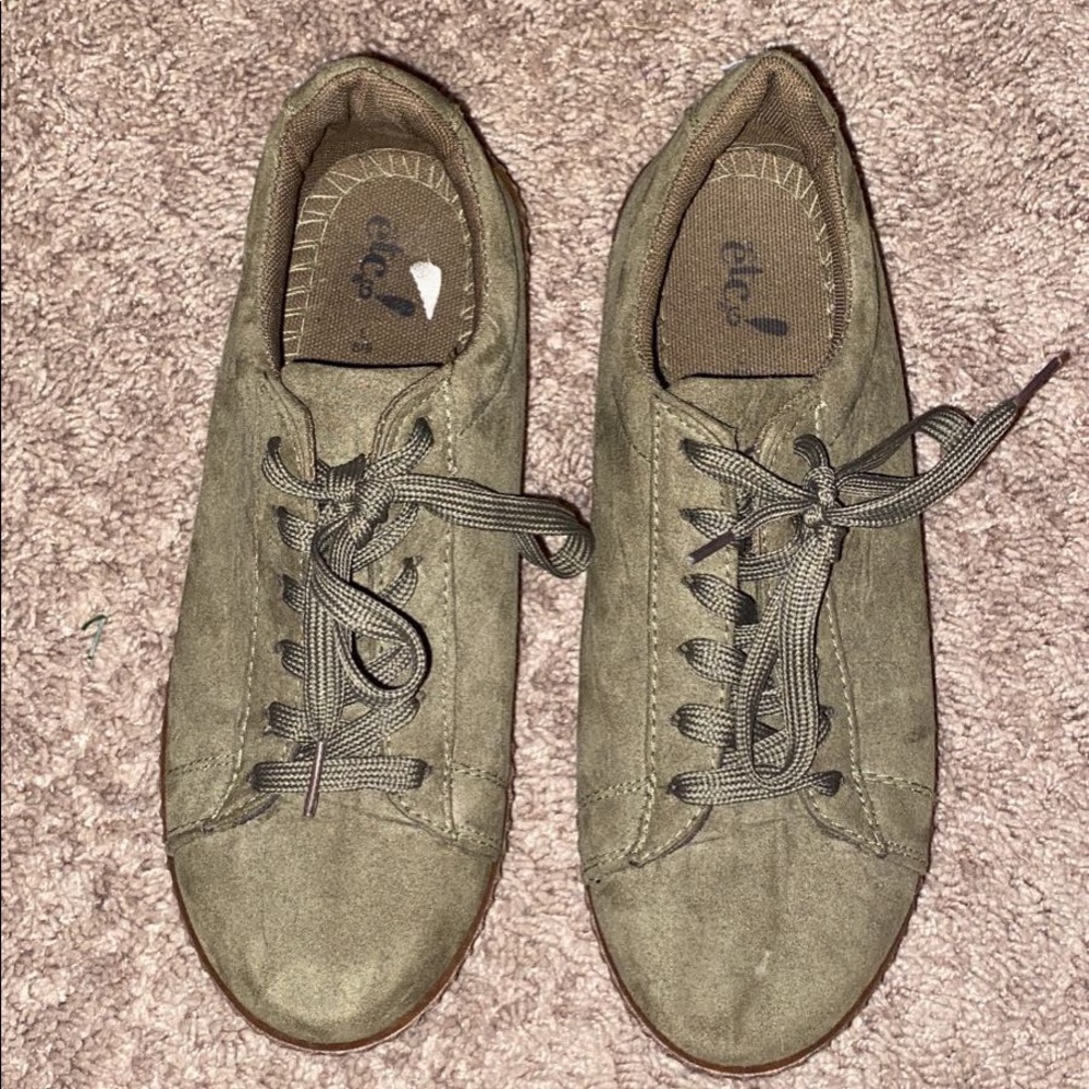 Army Green Platform Shoes